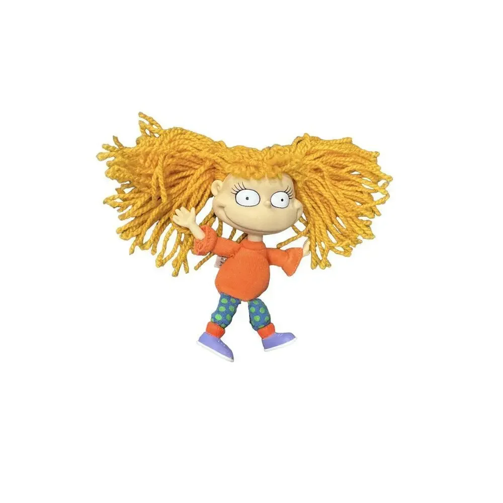1997 Mattel Rugrats- Angelica And Tommy Soft Body Toys